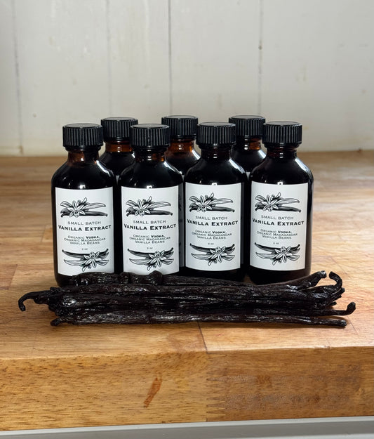 Homemade, Small Batch Vanilla Extract 2oz