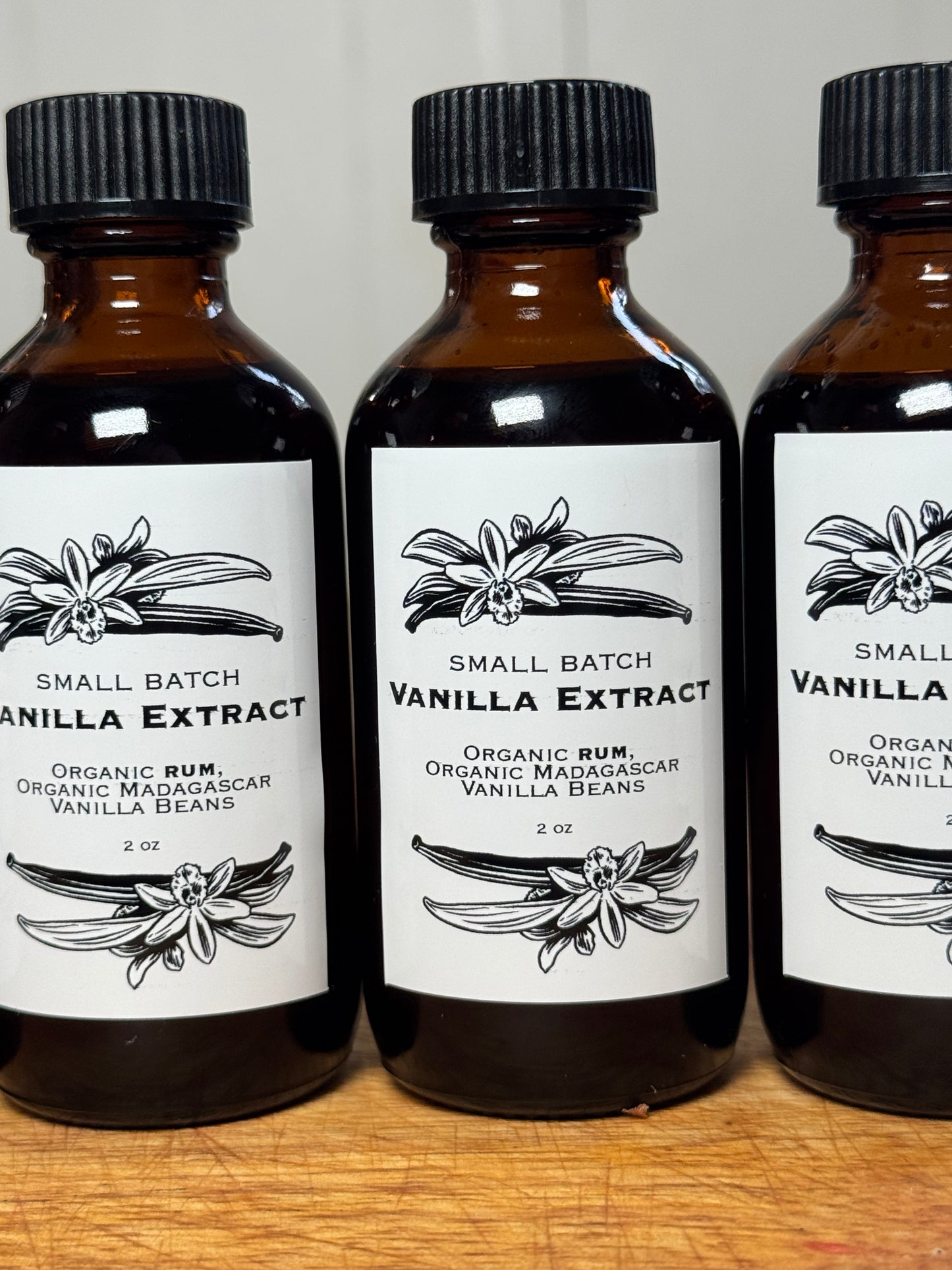 Homemade, Small Batch Vanilla Extract 2oz