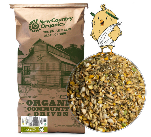 Organic Olive Oil Layer Feed, 40lbs