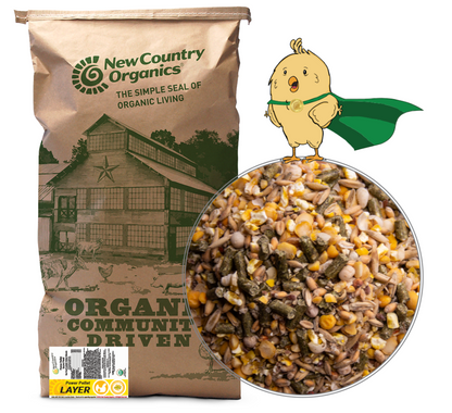 Organic Power Pellet Layer Feed, 40lbs