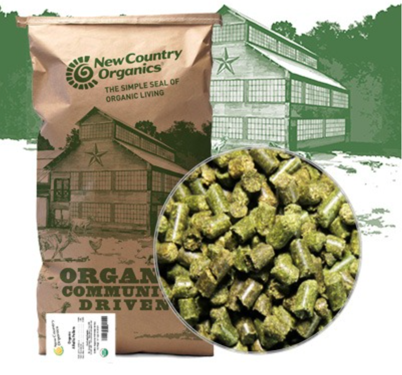 Organic Alfalfa Pellets, 50lbs